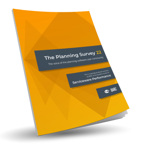 Serviceware Performance in BARC's The Planning Survey 22.
