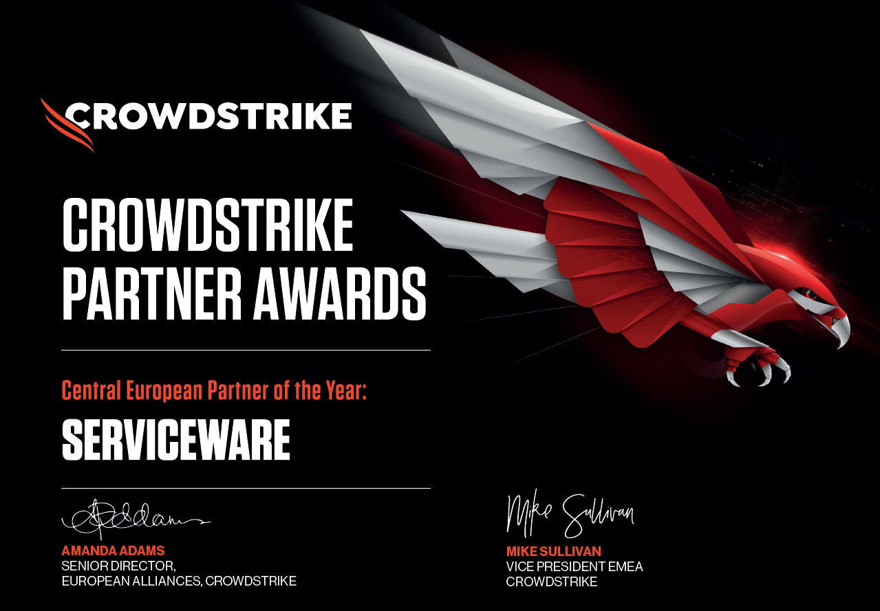 Serviceware: Central Europe Crowdstrike Partner of the Year 2020.