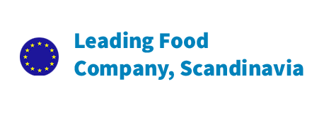 Leading Food Company Scandinavia with european flag