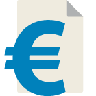 Invoice Icon Euro.