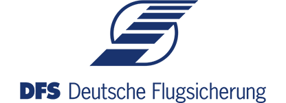Logo: DFS Deutsche Flugsicherung.
