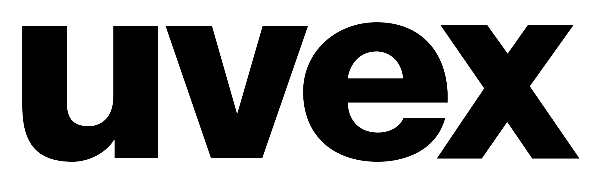 uvex Logo in schwarz.