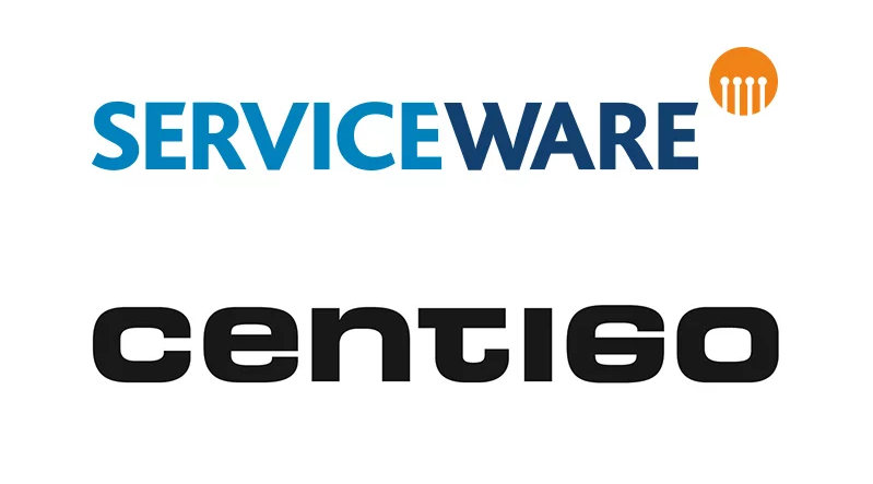 Serviceware Centigo Partnership Logos.