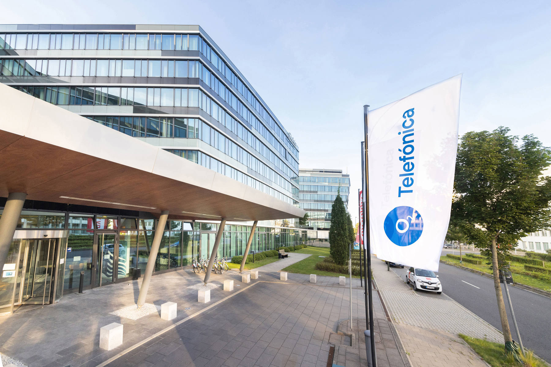 Office building of Telefonica o2 in Duesseldorf.