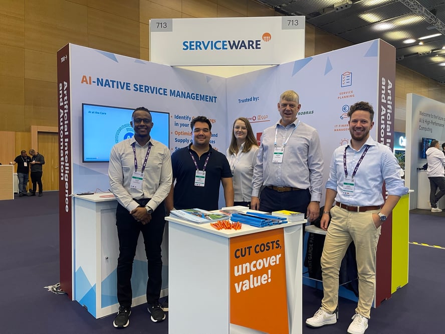 Serviceware Booth at the 2024 Gartner IT Symposium in Barcelona