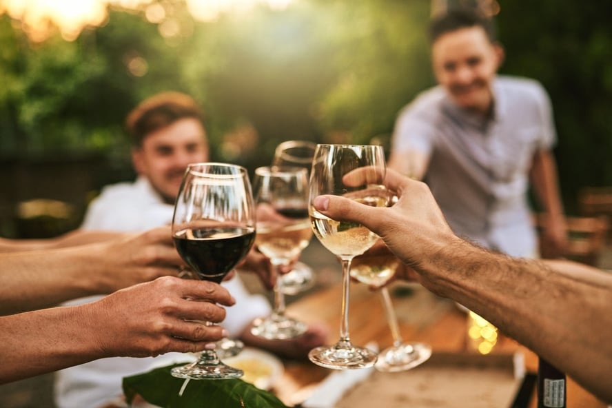 Rotwein Weißwein