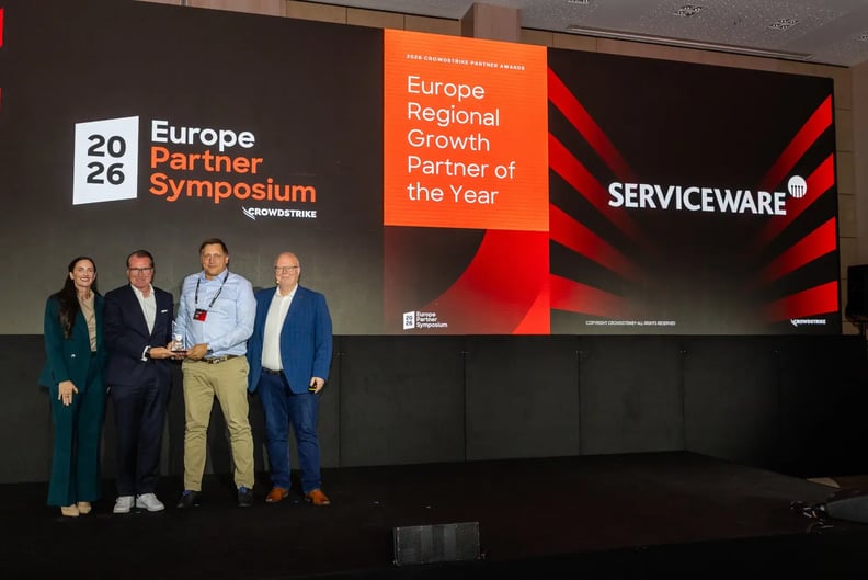 serviceware-crowdstrike-europe-regional-growth-partner-of-the-year-award-2026-stage
