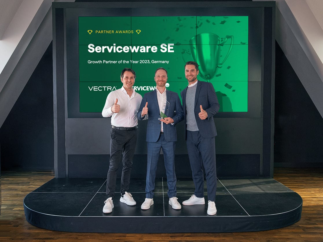Serviceware as Vectra Growth Partner of the Year 2023