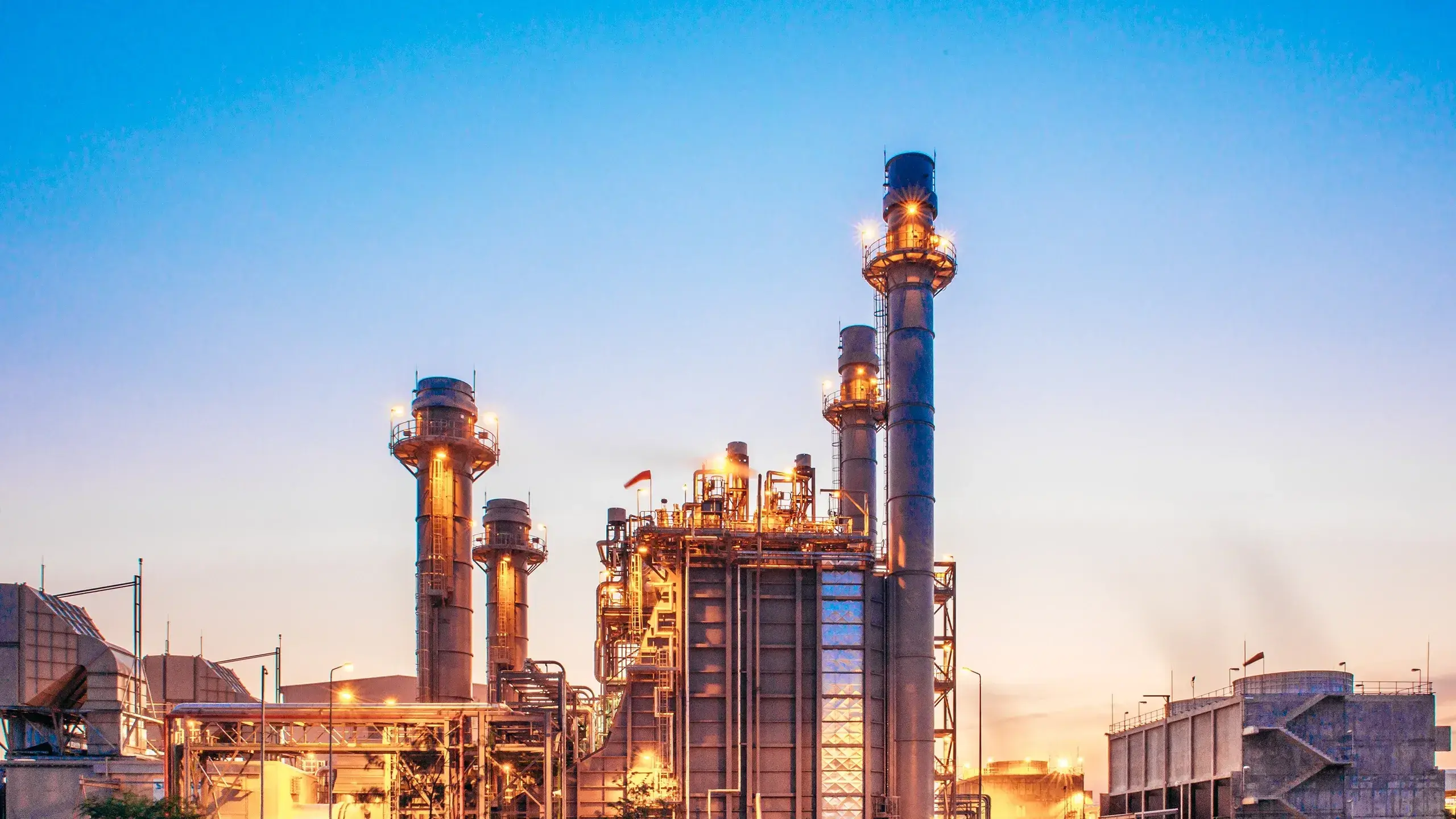 industry-refinery-sunset