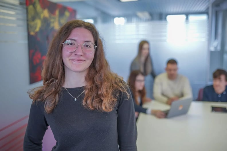 franzi mit serviceware kolleginnen